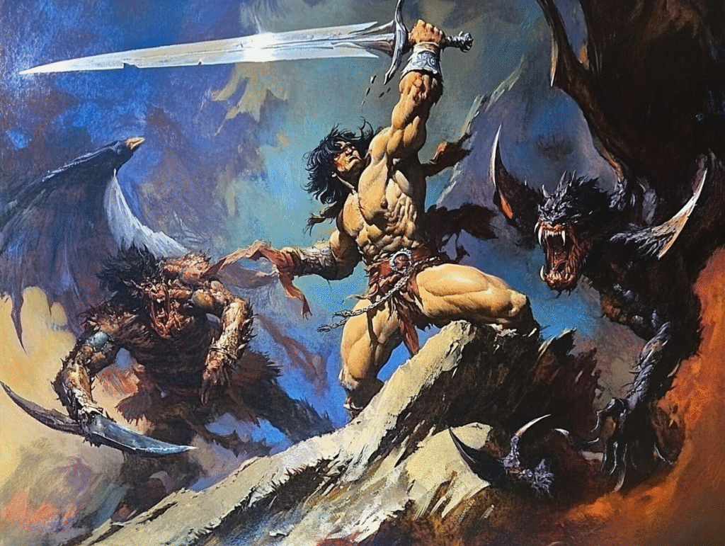 Frank Frazetta Prompt