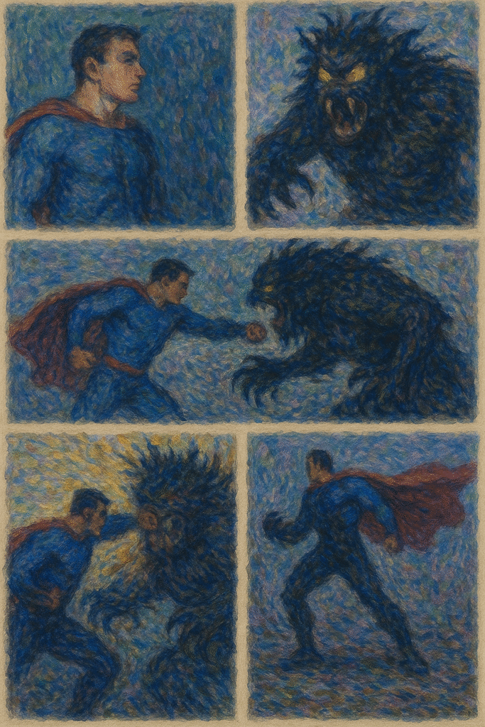 Claude Monet ComicStrip